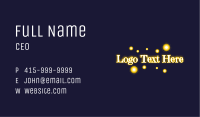 Magical Lights Wordmark Business Card Image Preview