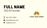 Mexican Taco Moustache Business Card Preview