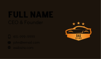 Race Car Automobile Garage  Business Card Image Preview