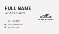 Home Roof Repair Wrench Business Card Design