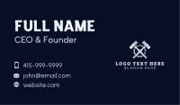 Masonry Hammer Industrial Business Card Image Preview