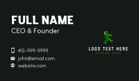 Gaming Pixelated Zombie Business Card Preview