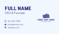 Dump Truck Contractor Business Card Image Preview