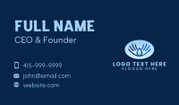 Blue Water Droplet Business Card Image Preview