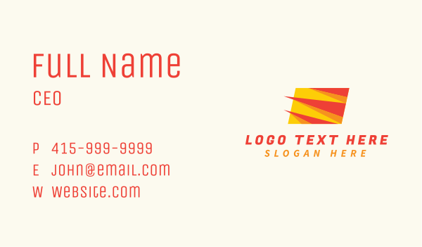 Express Freight Shipping Business Card Design Image Preview