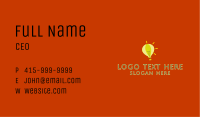 Lightbulb Hot Air Balloon  Business Card Image Preview