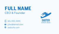Blue Bird Plane Business Card Image Preview