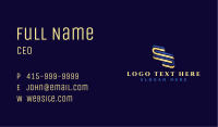 Luxury Hotel Letter S Business Card Image Preview
