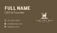 Alpaca Llama Grass Business Card Preview