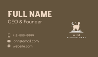 Alpaca Llama Grass Business Card Image Preview