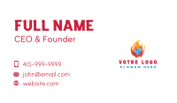 Energy Fire Ice  Business Card Image Preview