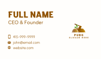 Wood Lumber Axe Business Card Design