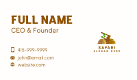 Wood Lumber Axe Business Card Image Preview