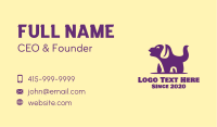 Barking Pet Dog Business Card Image Preview