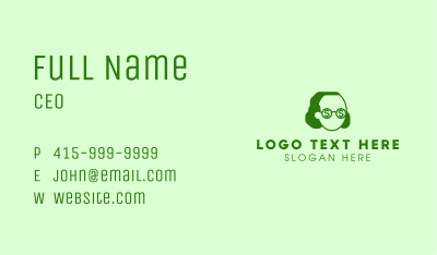Dollar Sign Person  Business Card Image Preview