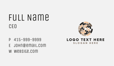 Pattern Flooring  Tile   Business Card Image Preview