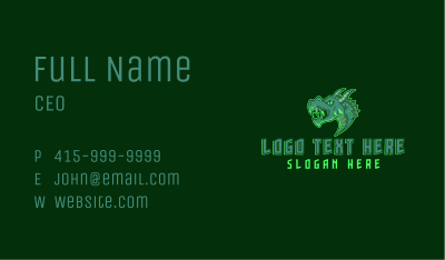 Sea Dragon Gaming Business Card Image Preview