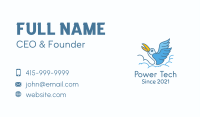 Flying Bird Sky Business Card Image Preview