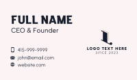 Classic Letter L Business Card Design