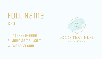 Fashion Jewelry Lettermark Business Card Image Preview