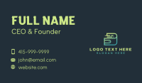 Digital Tech Wallet Business Card Design