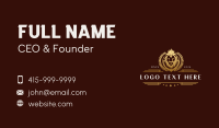 Lion Mane Crown Business Card Preview