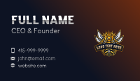 Bee Sting Gaming Business Card Design