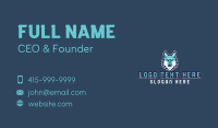 Blue Wolf Gaming Clan Business Card Image Preview