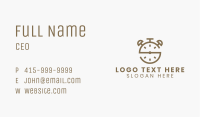 Alarm Clock Letter S Business Card Image Preview