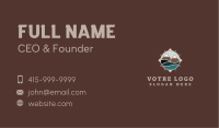 Mountain River Compass Business Card Image Preview