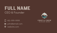Mountain River Compass Business Card Image Preview