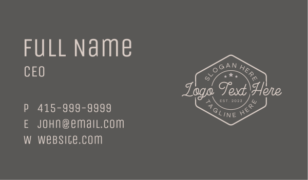 Business Stylist Wordmark Business Card Design Image Preview