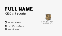 Wine Business Shield Business Card Image Preview