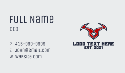 Evil Gaming Esport Business Card Image Preview