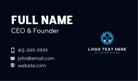 Laser Saw Fabrication Business Card Image Preview