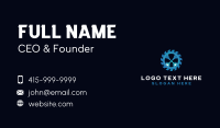 Laser Saw Fabrication Business Card Design