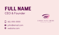 Sexy Eyelash Salon Business Card Image Preview