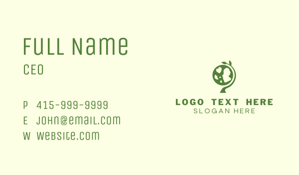Mother Earth Plant Organization Business Card Design Image Preview