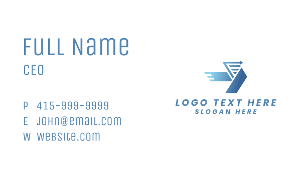 Cargo Freight Shipping Business Card Design Image Preview