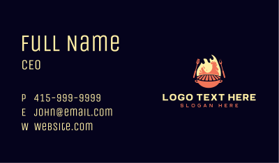 Chicken Grill Barbecue Business Card Image Preview
