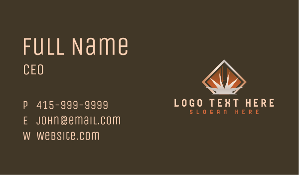 Industrial Laser Cutting Business Card Design Image Preview