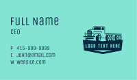 Truck Logistics Transport Business Card Image Preview