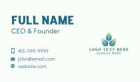 Eco Organic Leaf Business Card Design