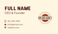 Shooting Target Wordmark  Business Card Image Preview