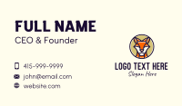 Monoline Wild Kangaroo  Business Card Design