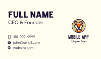 Monoline Wild Kangaroo  Business Card Image Preview