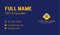 Flying Yellow Bumblebee Business Card Image Preview