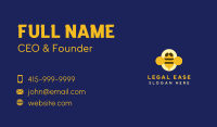 Flying Yellow Bumblebee Business Card Image Preview