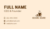 Castle Coffee Shop Plug  Business Card Image Preview