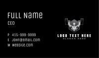 Strong Man Bodybuilder Business Card Image Preview